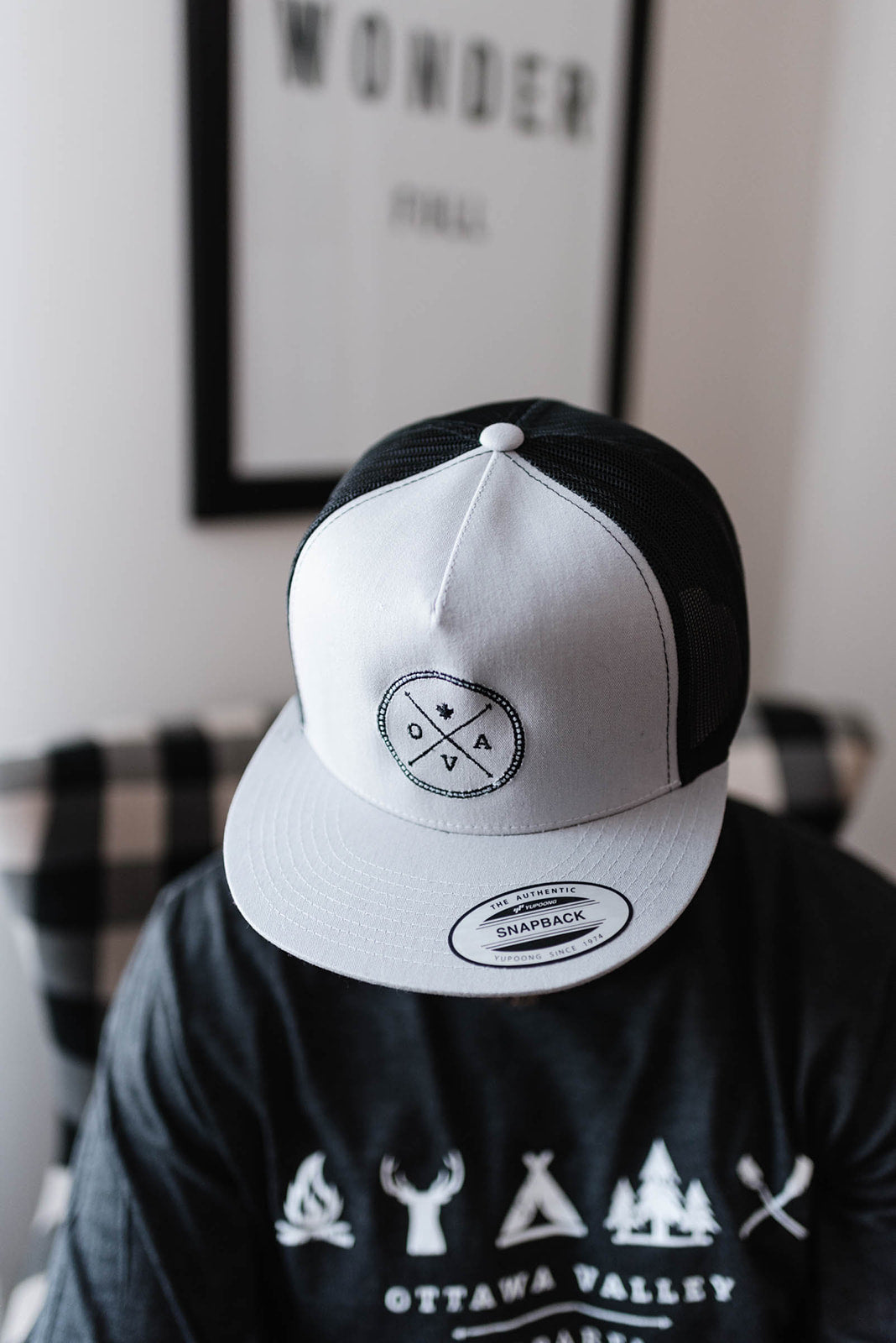 OVA Logo Mesh Back Hat - Grey