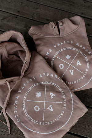 OVA Logo Hoodie - Olive - Ottawa Valley Apparel