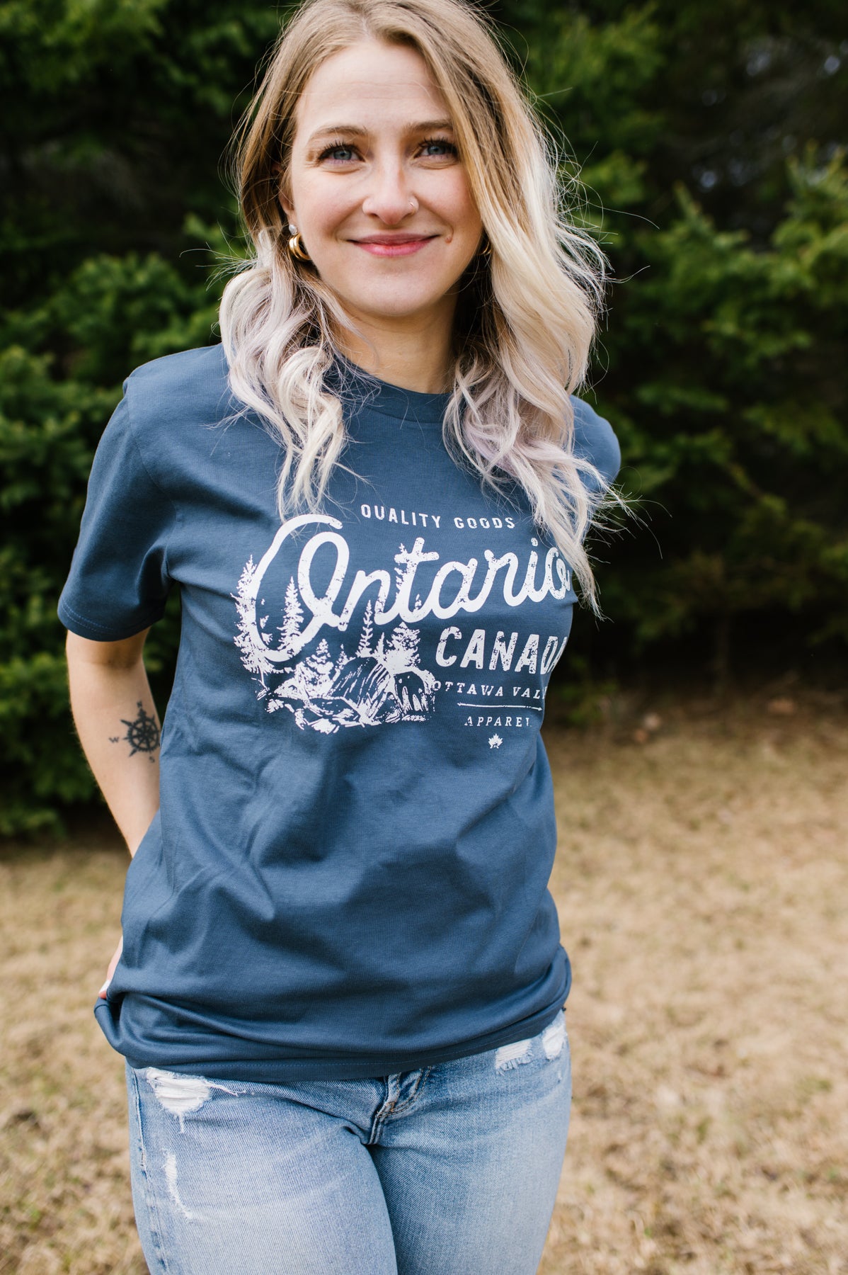 Ontario Tee - Petrol