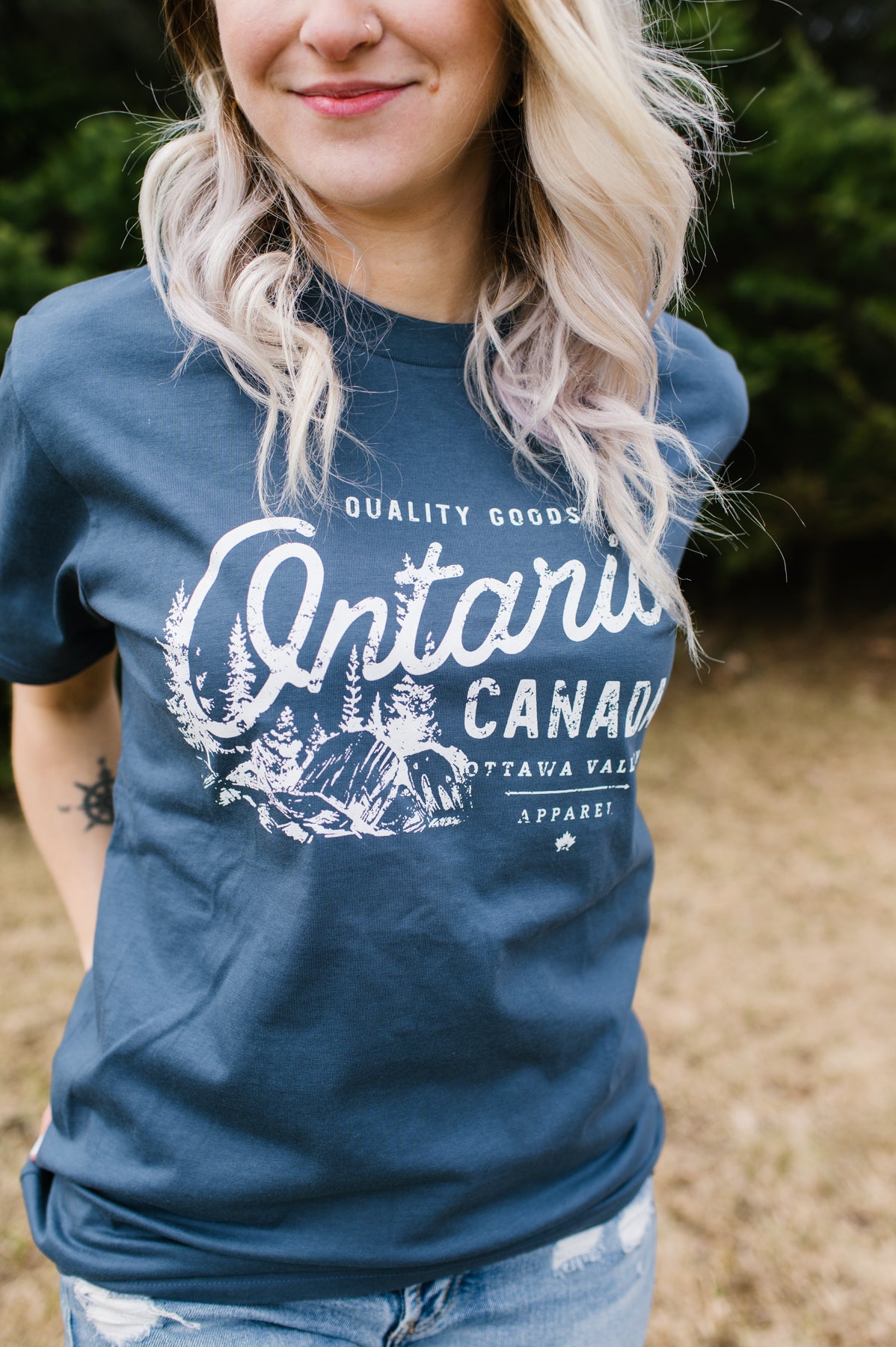 Ontario Tee - Petrol