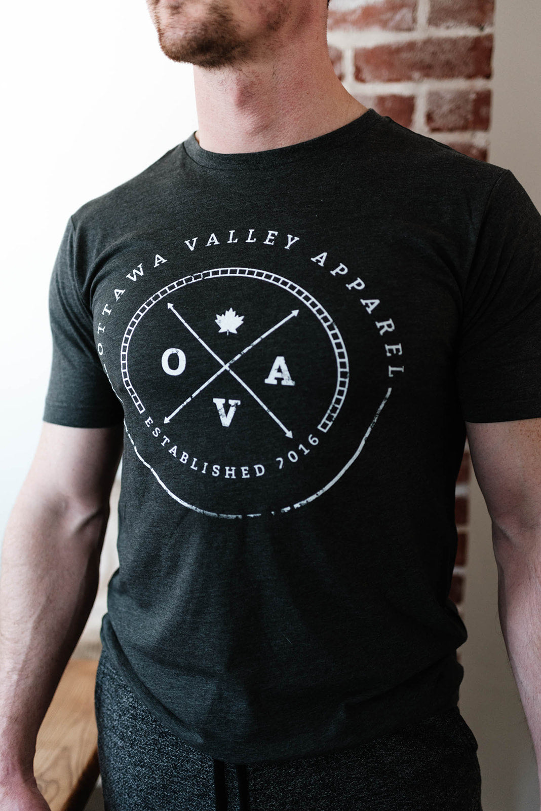 OVA Logo Tee - Charcoal