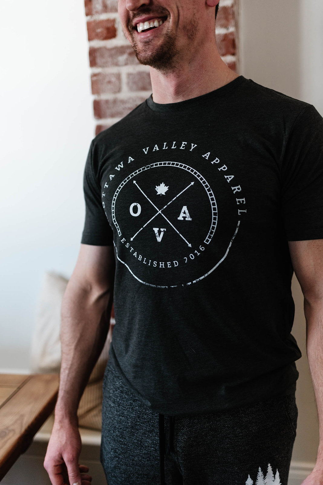 OVA Logo Tee - Charcoal