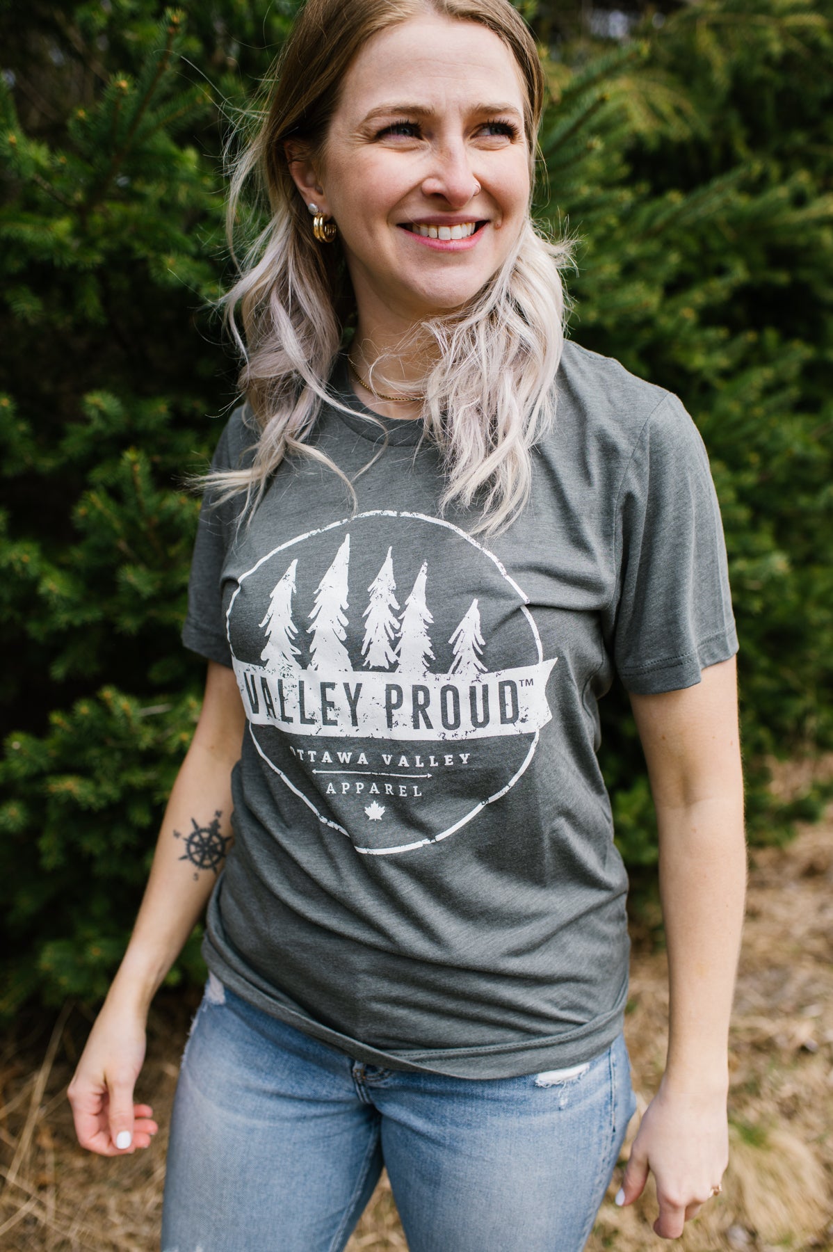 Valley Proud Tee - Military Green