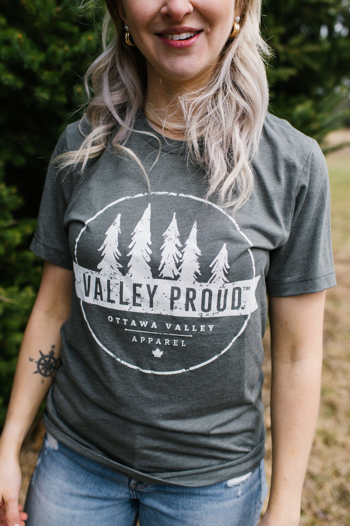 Valley Proud Tee - Military Green