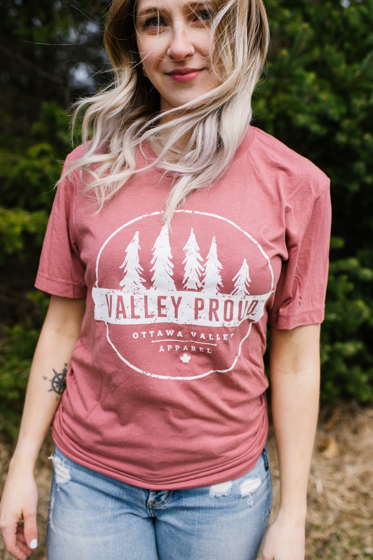 Valley Proud Tee - Mauve