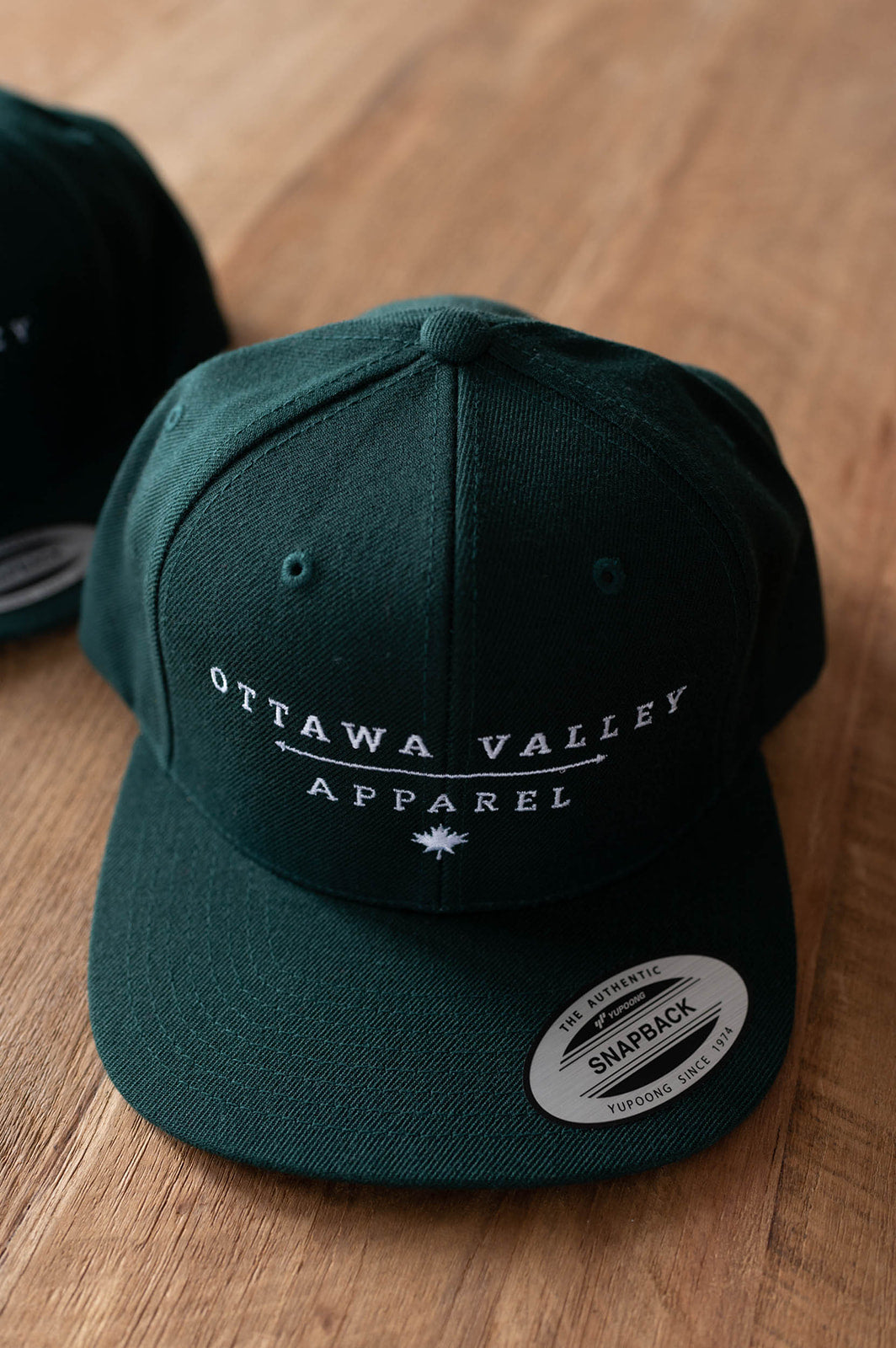 OVA Logo Snap Back Hat - Forest Green