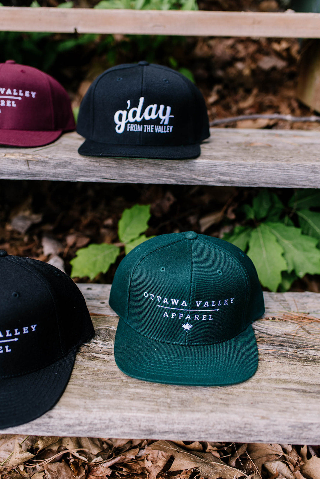 G&#39;Day Snap Back Hat - Black