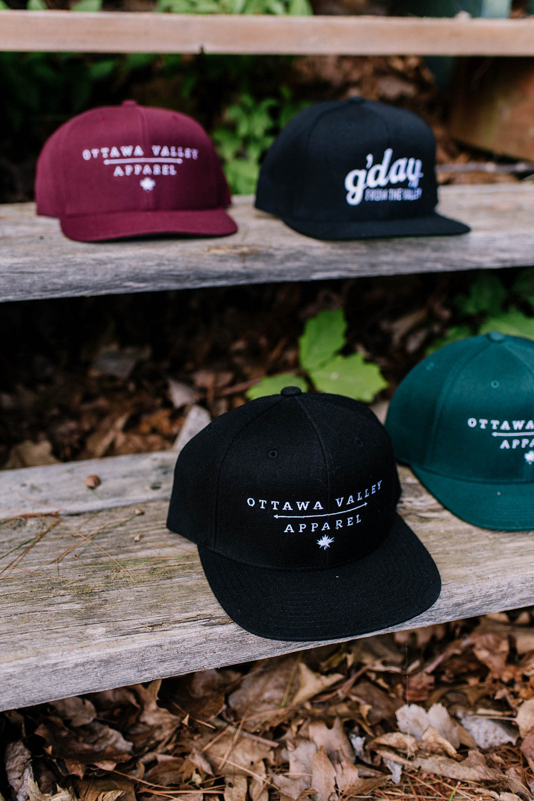 OVA Logo Snap Back Hat - Black