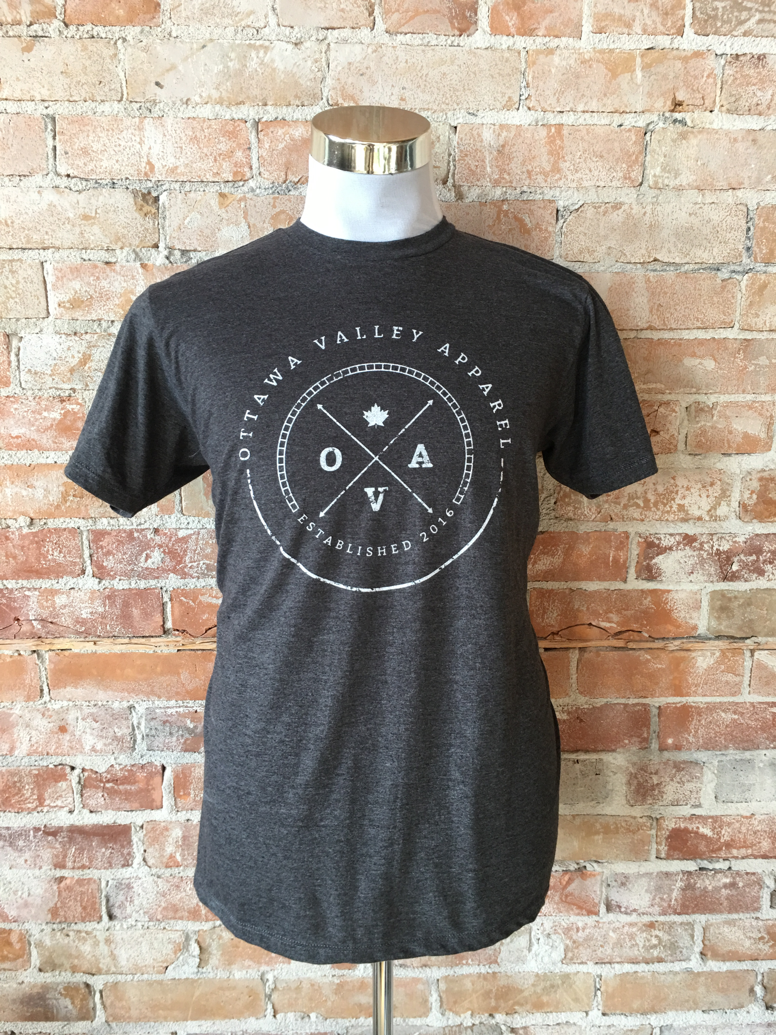 OVA Logo Tee - Charcoal