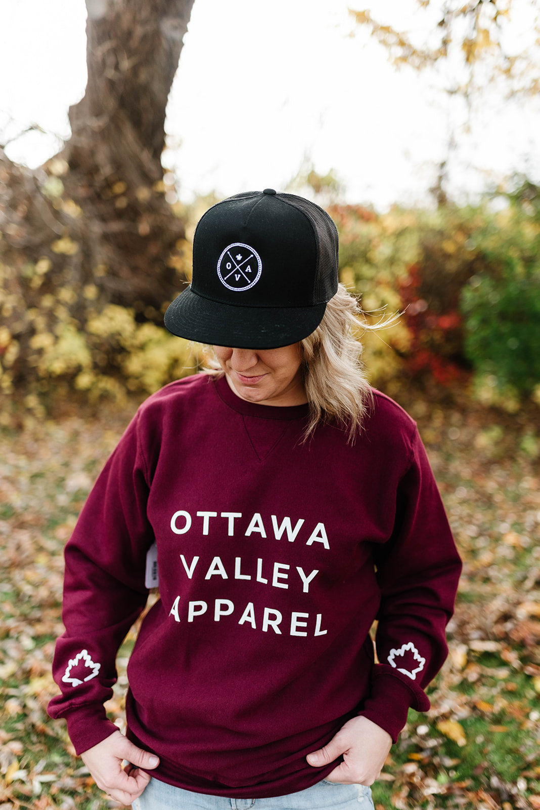 Baseball Cap - Maroon Or Black Mesh Back