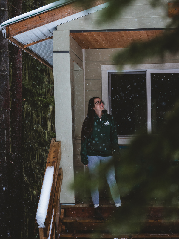 Valley Proud 1/4 Zip - Forest Green &amp; White