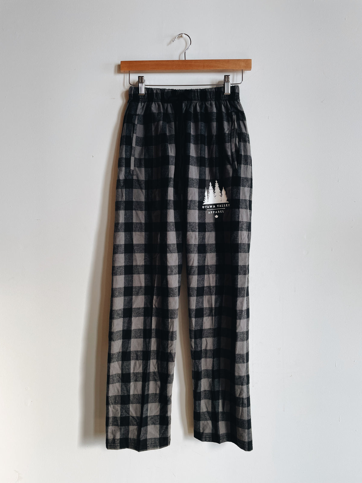 OVA Buffalo Plaid PJ Pants - Grey &amp; Black - FINAL SALE