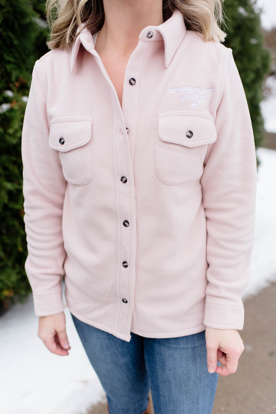 OVA Women&#39;s Solid Lumberjacket - Blush