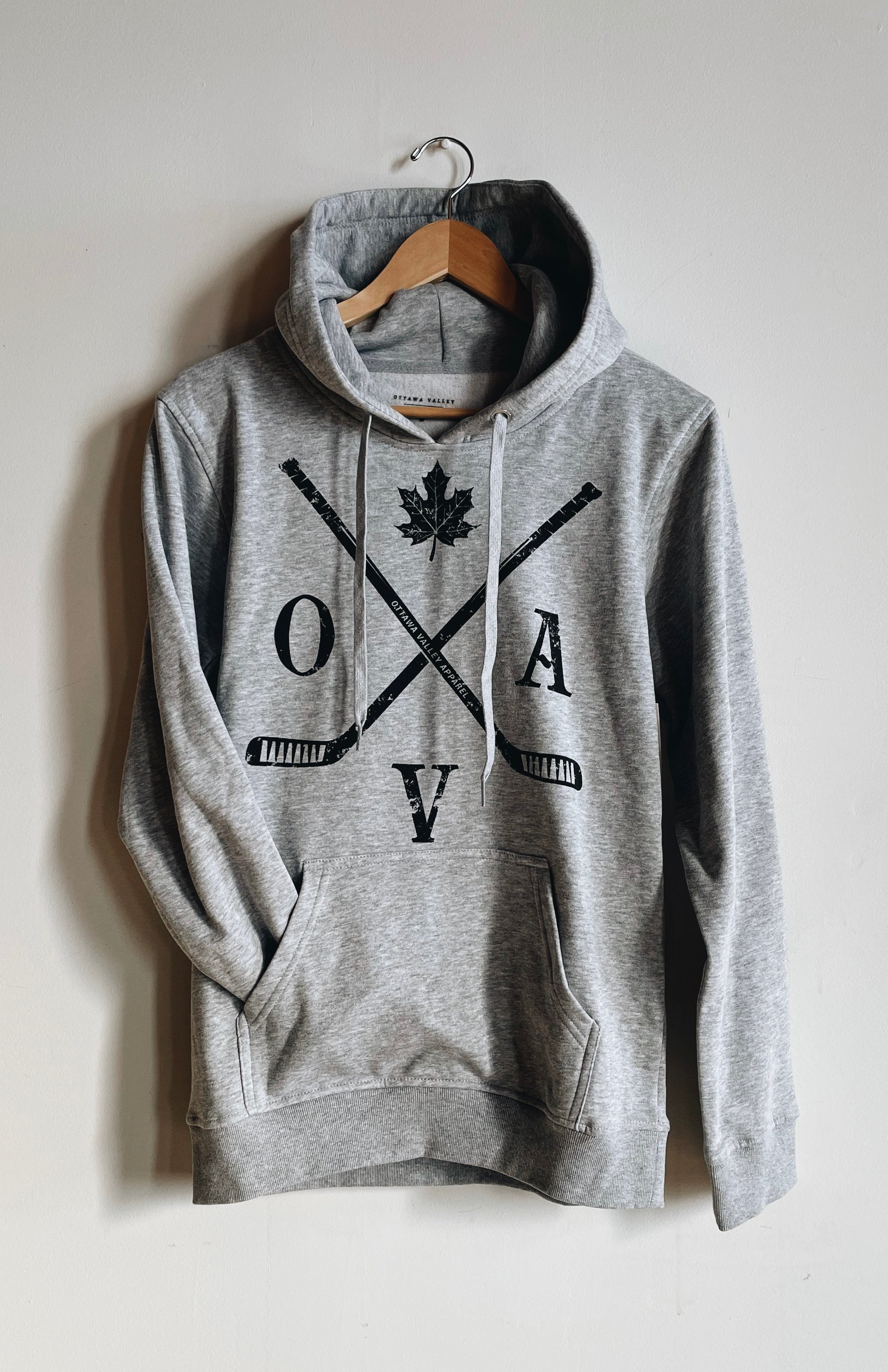 OVA Hockey Hoodie - Athletic Grey