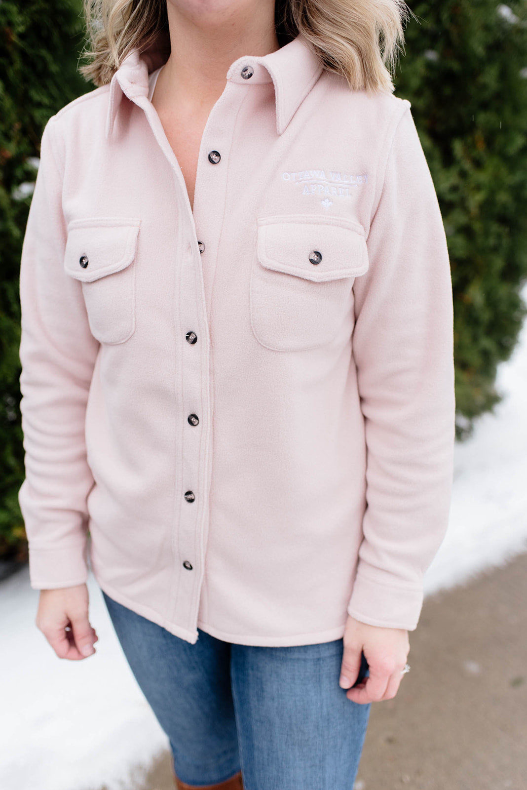 OVA Women&#39;s Solid Lumberjacket - Blush