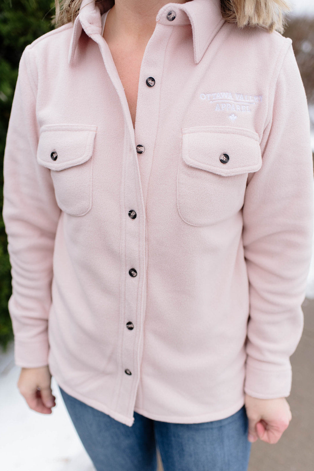 OVA Women&#39;s Solid Lumberjacket - Blush