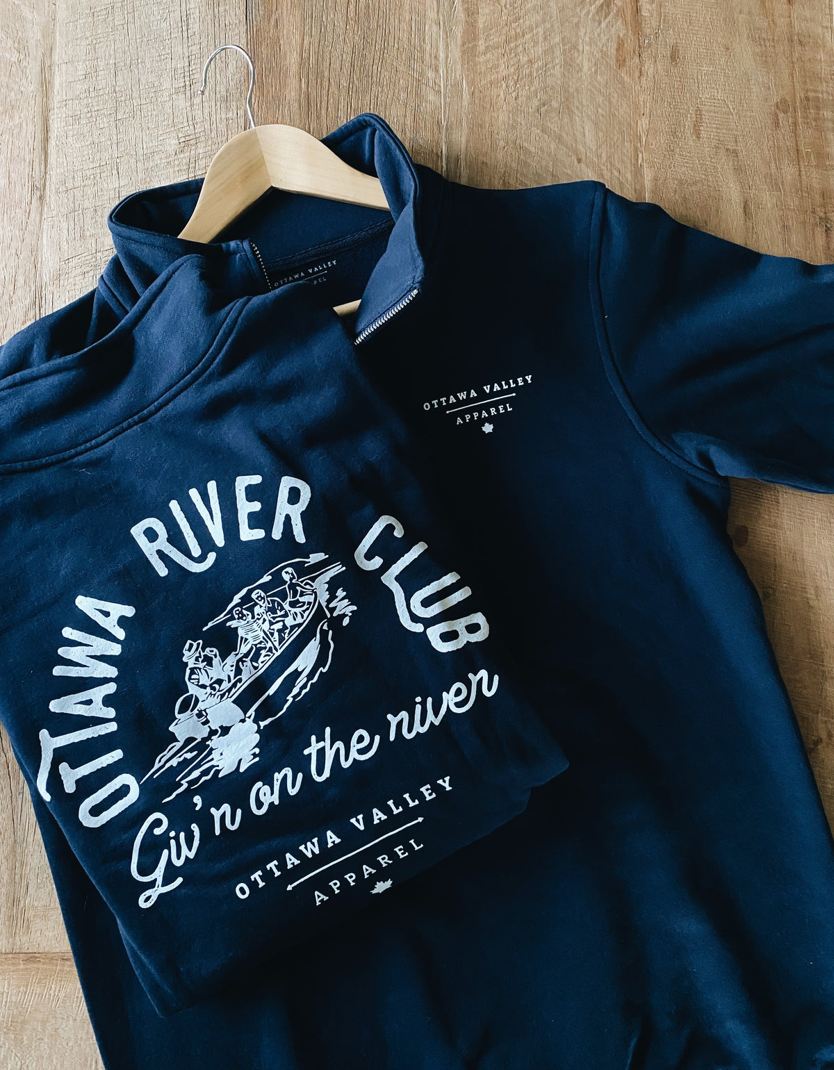 Ottawa River Club 1/4 Zip -  Navy