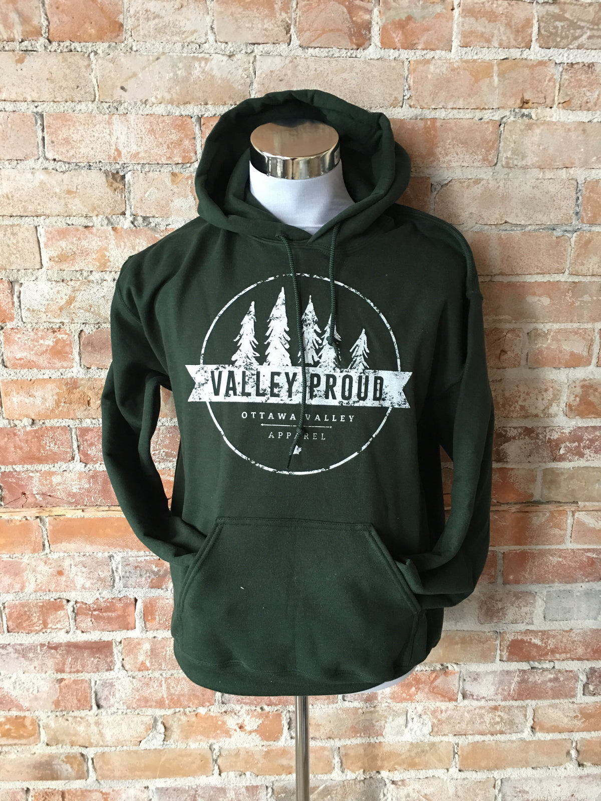 Valley Proud Hoodie - Forest Green