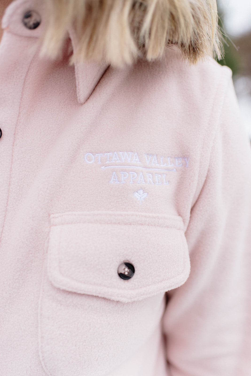 OVA Women&#39;s Solid Lumberjacket - Blush