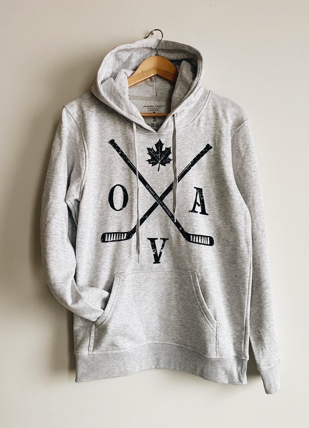 OVA Hockey Hoodie - Light Grey